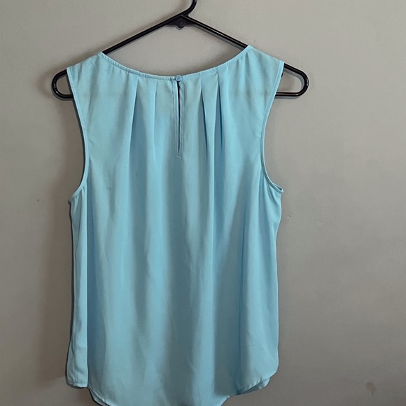 SELLING WORTHINGTON WOMEN BLOUSE SIZE MEDIUM COLOR BLUE SLEEVELESS PRE-OWNED … - Picture 6 of 11